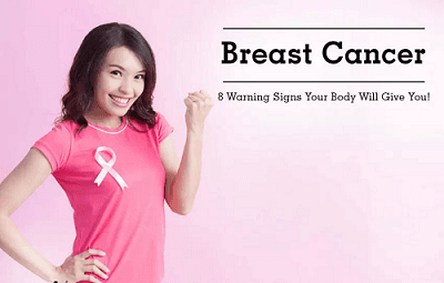 Article on 8 warning signs of Breast Cancer