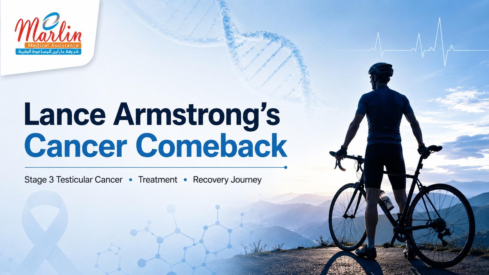 Article on Lance Armstrong's Cancer Comeback: Stage 3 Testicular Cancer to 7 Tour de France Victories
